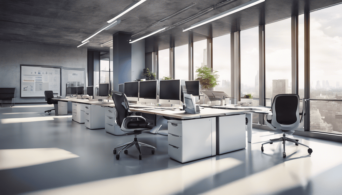 buying assistant in modern office with natural light