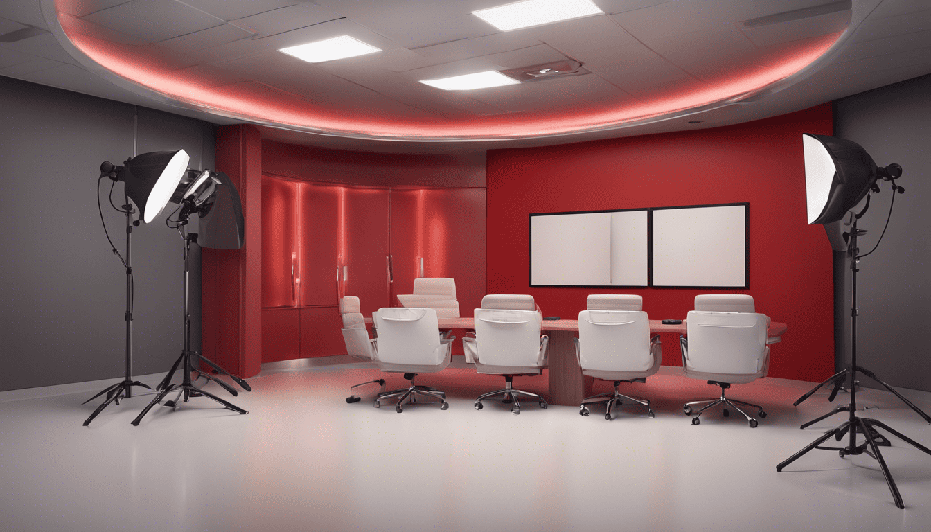 Target interview room with candidates displaying confidence and interpersonal skills