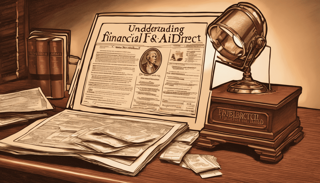 financial-aid-director-role-bronze-emblem-desk-scene